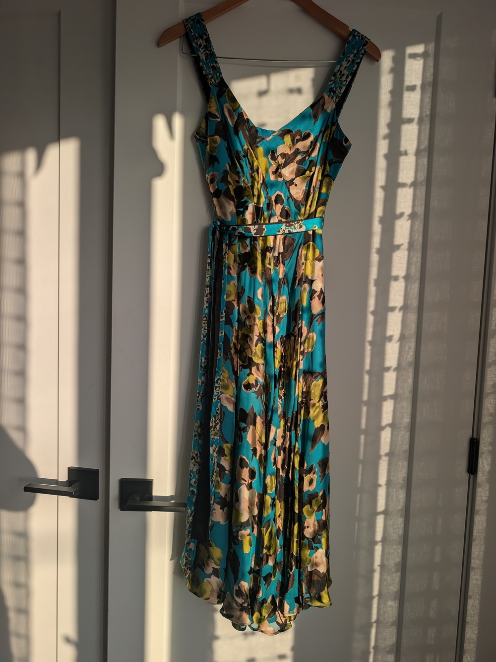 Floral Silk-Blend Dress